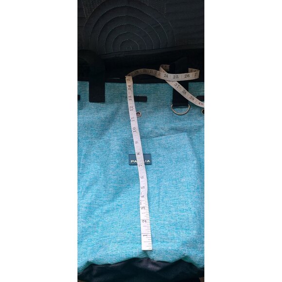 Pavilia Large Aqua Blue Utility Tote Bag With Drawstring Closure & Pockets - Dur - Picture 6 of 10